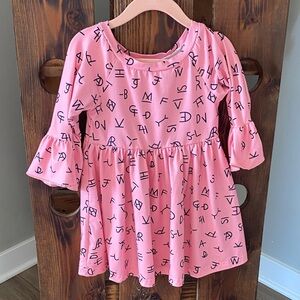 Shea Baby “BRAND” toddler long sleeve dress